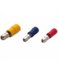 Şafak BE-2040 1,50-2,50 mm² Erkek Terminal İzoleli Kablo Uçları (Ekstra Bakır Yüksüklü)(200 Adet) Mavi - ŞAFAK