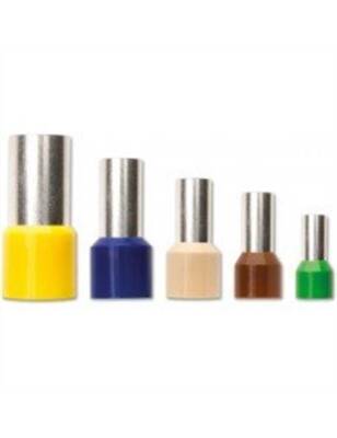 Şafak UY-3250 25 mm² İzoleli Kablo Yüksüğü Fransız ve Alman Renk Normu (DIN 46228)(50 Adet) Siyah - 1