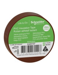 Schneider 2420107 Thorsman İzole Bant Kahverengi 0,13mmx19mmX 20Mt (1 Adet) - SCHNEIDER