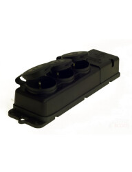 Schneider 3201-366-0301 Monofaze Yeni 1*16A Kauçuk Üçlü Grup Priz - SCHNEIDER