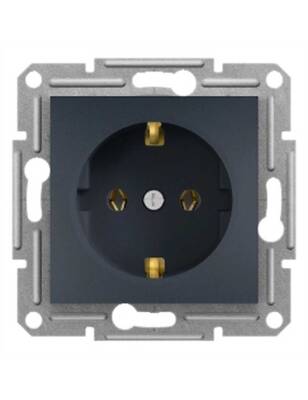 Schneider Asfora Antrasit Topraklı Priz Çerçevesiz - EPH2900171 - 1