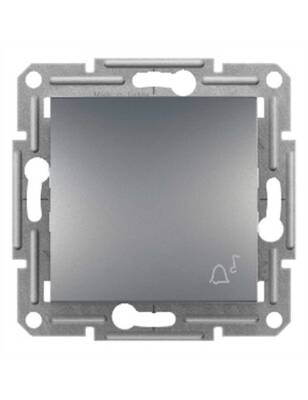 Schneider Asfora Çelik Liht Anahtar Çerçevesiz - EPH0800162 - 1