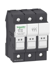 Schneider DF103 Silindirik (Kartuş) Sigorta Yuvası 10X38 32 A 3 - SCHNEIDER