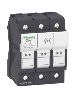 Schneider DF103 Silindirik (Kartuş) Sigorta Yuvası 10X38 32 A 3 - 1