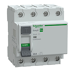 Schneider Electric Easy9 Pro 4P 40A 30mA AC Tipi Kaçak Akım Koruma Rölesi – EZ9R39440 - SCHNEIDER