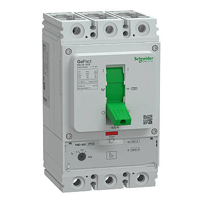 Schneider Electric GoPact G40F3A400 400A 3 Kutuplu Termik Manyetik Kompakt Şalter (MCCB) 36kA Ayarlanabilir Termik Koruma - 1