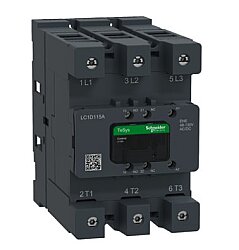SCHNEIDER LC1D115AEHE 55 kW 115 A 3 KUTUPLU 3 NO 48-130VAC/DC Bobin - SCHNEIDER