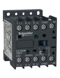 Schneider LC1K1610B7 TeSys K 16 A 7,5 kW 24V AC Kontaktör 3 Kutuplu 1NO AC-3 - SCHNEIDER
