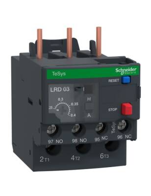 Schneider LRD03 Tesys D Termik Asiri Akim 0.25-0.4A Cl10A - 1