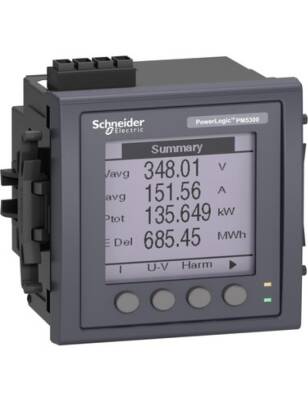 Schneider METSEPM5310 Enerji Analizörü - PM5310 MODBUS-31.HARM-256K 2dı/2do 35 Alarm-Pano - 1