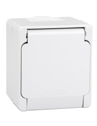 Schneider Nemliyer Kapaklı Topraklı Priz NML3100133 - SCHNEIDER