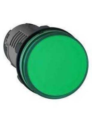 Schneider XA2EVM3LC 22Mm Yeşil Sinyal Lambası 230V Led - 1