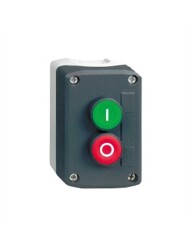 Schneider XALD213 Start Stop Butonu Kutusu (1-0) İşaretli Koyu Gri İstasyon - Yeşil Sıva Altı/kırmızı Sıva Altı Buton Ø22 yaylı dönüş - SCHNEIDER