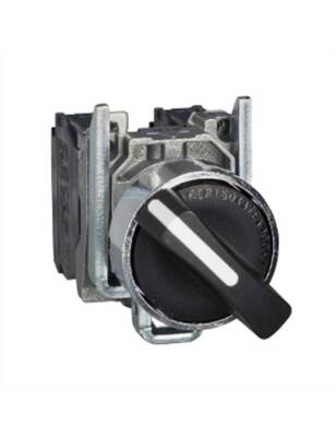Schneider Xb4Bd53 Siyah Mandal Buton,2Na 2-0-1 Aç-Kapa Metal Yaylı - 1