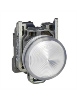 Schneider Xb4Bvb1 24V Entegre Led'Li Beyaz Komple Pilot Işığı 22 mm Düz Lens - 1