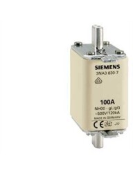 Siemens 3Na3832 Steatit Seramik Gövdeli Nh Bıçaklı Sigorta Buşonu 125A Boy 00 Genişlik 30Mm - SIEMENS