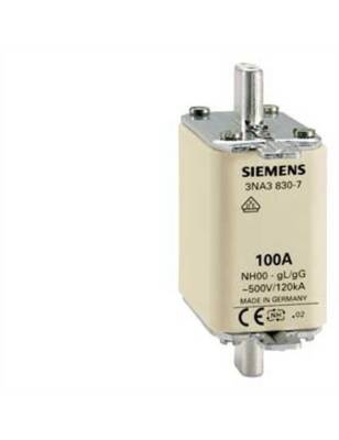 Siemens 3Na3832 StEAtit Seramik Gövdeli Nh Bıçaklı Sigorta Buşonu 125A Boy 00 Genişlik 30Mm - 1