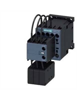 Siemens 3RT2617-1AP03 Kondansatör Kontaktörü 12,5KVAr 230VAC Bobin Gerilimi 400V Şebeke Gerilimi 1No+1Nc Vida Bağlantılı S00 Boy 3 Kutuplu AC-6B - 1
