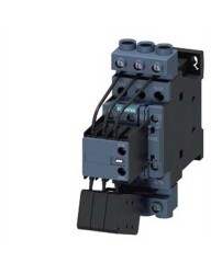 Siemens 3RT2636-1AP03 Kondansatör Kontaktörü 50KVAr 230VAC Bobin Gerilimi 400V Şebeke Gerilimi 1No+1Nc Vida Bağlantılı S2 Boy 3 Kutuplu AC-6B - SIEMENS