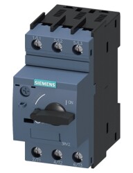 Siemens 3RV2011-0Ka10 0,9-1,25A S00 Boy Motor Koruma Şalteri Tepki Akımı 16A Vida Bağlantılı 100Ka - SIEMENS