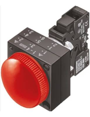 Siemens 3Sb3244-6Ba20 Komple Sinyal Lambaları 24V Ac/Dc LedLi Kırmızı - 1