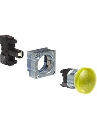 Siemens 3Sb3652 6Ba30 3Sb3 Metal Seri 22Mm Komple Sinyal Lambası 230V Ac Led Li Soket Ve Kaide Sarı - SIEMENS