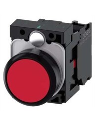 Siemens 3Su1100 0Ab20 1Ca0 Sirius Act Plastik Kırmızı Komple Yay Dönüşlü Butonlar 1Nc - SIEMENS
