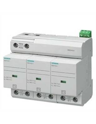 Siemens 5Sd7413 1 B Sınıfı 3 Kutuplu Tn C Sistemleri İçin Yıldırıma Karşı Koruyucu Parafudr - 1