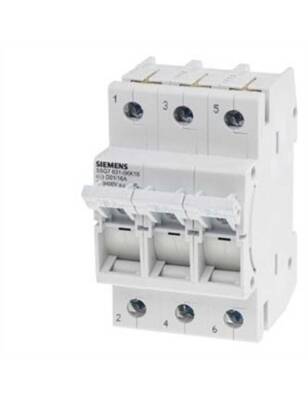 Siemens 5Sg7631 0Kk16 16A N Mınızed Sigortalar 230 400 V Ac D01 Boy İçin 3 Fazlı 3Te Genişliğinde - 1