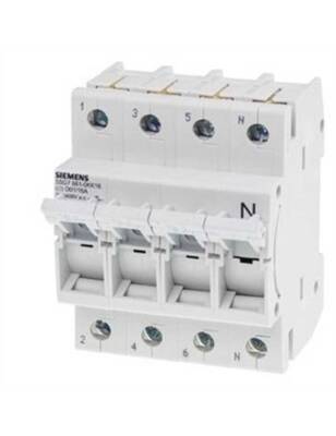 Siemens 5Sg7661 0Kk16 16A N Mınızed Sigortalar 230 400 V Ac D01 Boy İçin 3 N Fazlı 4Te Genişliğinde - 1