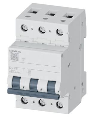 Siemens 5SL3310-7YA C Tipi 3 Faz 16A 4.5kA Otomatik Sigorta - 1