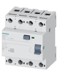 Siemens 5Sv3348-6 A Tipi Trifaze Kaçak Akım Rölesi 30Ma 100A 400V 3 Faz+N - 1