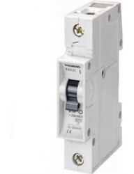 Siemens 5Sx2110-6 Miniature Circuit-Breaker T55 230/400 V, 6Ka, 1-Pole, B, 10 A - SIEMENS