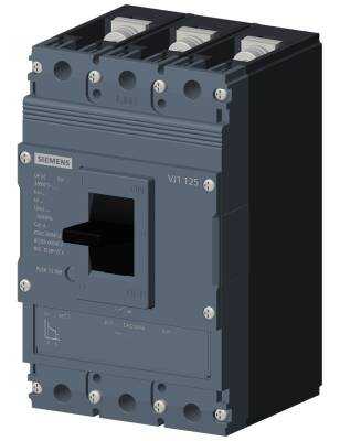Siemens Sinoplus 3VJ1112-3DA32-0AA0 Termik Manyetik Şalter 3 Kutuplu 125A 25kA FTFM Sabit Termik Sabit Manyetik Açma Üniteli - 1