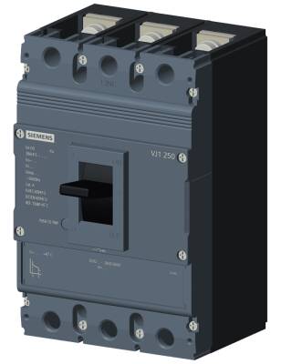 Siemens Sinoplus 3VJ1220-3DA32-0AA0 Termik Manyetik Şalter 3 Kutuplu 200A 25kA FTFM Sabit Termik Sabit Manyetik Açma Üniteli - 1