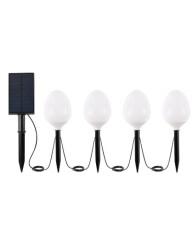 SOLAR LED BAHÇE ARMATÜRÜ KAZAKLI X4 SET 8W/H RGB - 1