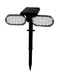SOLAR LED ÇİM ARMATÜRÜ KAZIKLI 8W/h YEŞİL İKİLİ - 1