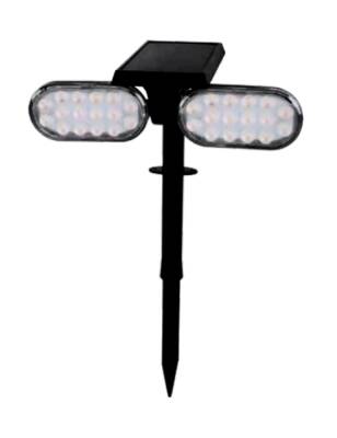 SOLAR LED ÇİM ARMATÜRÜ KAZIKLI 8W/h YEŞİL İKİLİ - 1