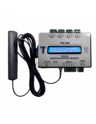 Tecimm TEC 800 GSM Uzaktan Kontrol Modülü 4 Röleli - 1