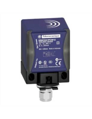 Telemecanique Xs8C2A1Pcm12 Endüktif Sensör Xs8 40X40X70-Pbt-Sn20 Mm-12-48Vdc-M12 - 1
