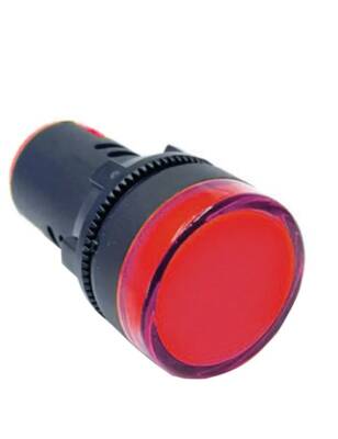 Tork AD16DS-220K 220V AC 22mm Kırmızı Led Sinyal Lambası - 1