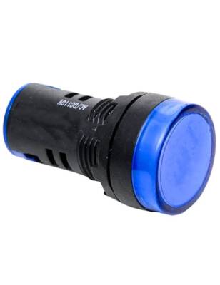Tork AD16DS-220M 220V AC 22mm Mavi Led Sinyal Lambası - 1
