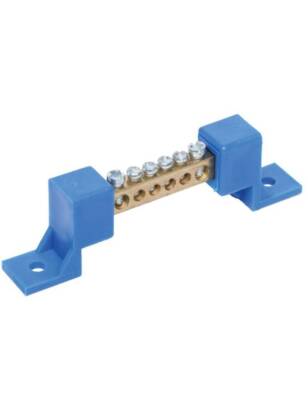 Tork PNK-80A06 80A 6 Delikli Ayaklı Pano Nötr Topraklama Klemensi - 1