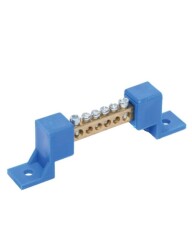 Tork PNK-80A07 80A 7 Delikli Ayaklı Pano Nötr Topraklama Klemensi - 1