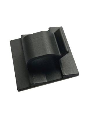 Tork TKBKT-12 100 Adet 8mm Siyah Yapışkanlı Kablo Tutucu - 1