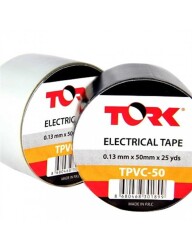 TORK TPVC 50 İzoleli Kalın Elektrik Bandı Siyah - TORK