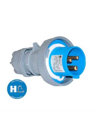 Tp Electric 3021-301-0900 3X16A CEE Norm Düz Fiş Hızlı Bağlantı IP67 - 1