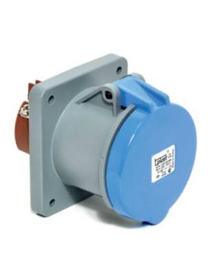 Tp Electric 3128-322-0900 3X63A Düz Makine Prizi 100X107 Vidalı IP44 - 1