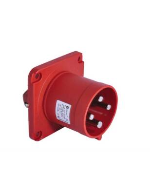 Tp Electric 3131-320-1600 4X63A Düz Makine Fişi 100X100 Vidalı IP44 - 1