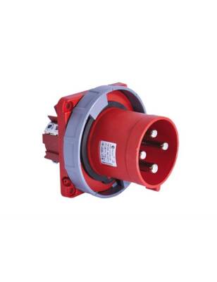Tp Electric 3137-320-1600 4X125A Düz Makine Fişi 120X120 Vidalı IP67 - 1